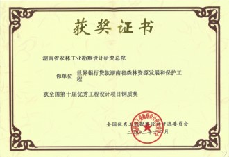 2002年獲全國第十屆優(yōu)秀工程設(shè)計(jì)項(xiàng)目銅質(zhì)獎(jiǎng)