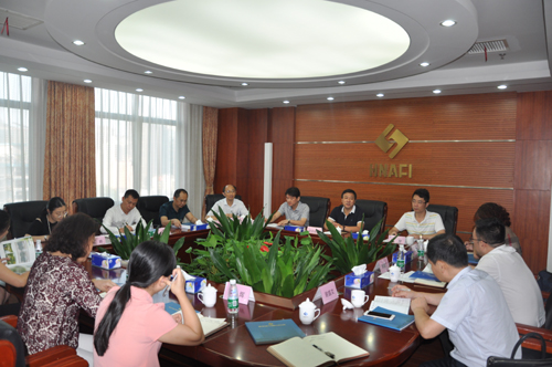 湖南省國際工程咨詢公司和永信工程項目管理公司負責人來我院交流
