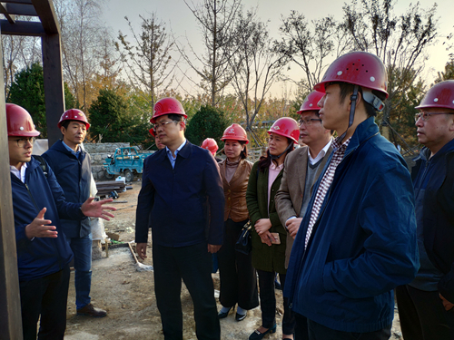 省政府歐陽煌副秘書長檢查指導北京世園會湖南展園項目建設