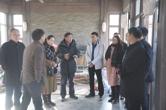 胡長清局長現場督導北京世園會湖南展園建設工作