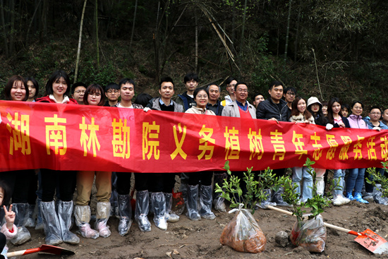 監測中心開展義務植樹青年志愿服務活動暨青年座談會