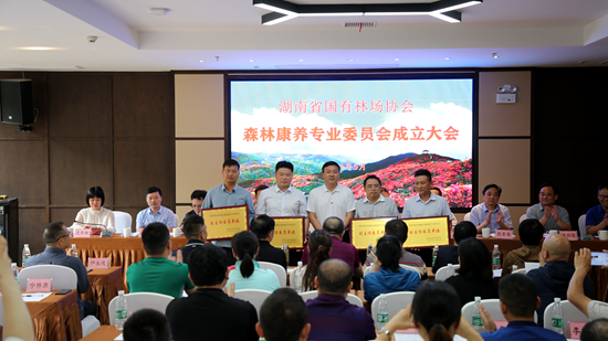 湖南省國有林場協會森林康養專業委員會成立大會暨2021湖南（瀏陽）大圍山首屆森林康養論壇順利召開