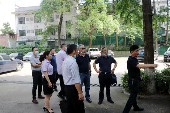 梁志強組長率隊來院檢查督導建筑安全專項整治行動